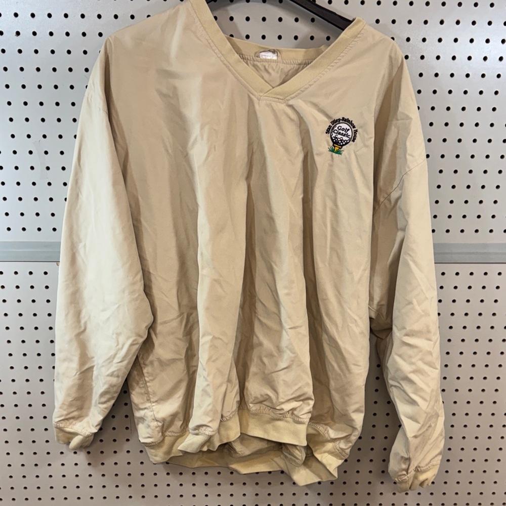 Classic Beige Windbreaker by [Brand]